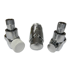Комплект термостатический SCHLOSSER Exclusive 6017, осевой правый хром, для стальной трубы GZ 1/2 х GW 1/2, арт. 601700153