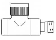 Вентиль (термостатический клапан) Oventrop серия E (эксклюзивная) прямой Ду15 1/2", артикул 1163182, цвет матовая сталь