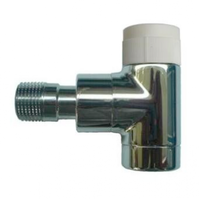 Вентиль (термостатический клапан) Oventrop серия E (эксклюзивная) угловой Ду15 1/2", артикул 1163052, цвет хромированный