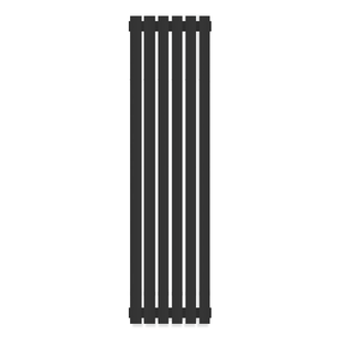Радиатор КЗТО QUADRUM 40 V 1250-16, стальной трубчатый, структурный черный шелк