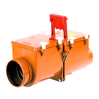 HL 2-х камерный механический канализационный затвор с запирающими заслонками из профилированной нержавеющей стали, HL710.2