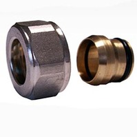 Резьбовое соединение SCHLOSSER для медных труб GW 3/4 x 15MM, арт. 602500001