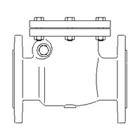 Обратный клапан Oventrop PN16 Ду 65 фланцевый, Арт. 1073051