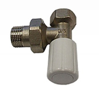 Ручной вентиль SCHLOSSER с муфтой, угловой, DN10 3/8 GZ * 3/8 GW, арт. 601400015