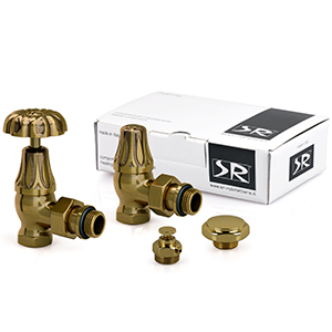 SR Rubinetterie комплект  Old Style 1/2" угловой, цвет: бронза, арт. K337-1500Z000